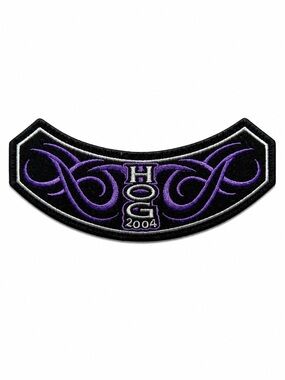 2004 Harley-Davidson HOG Owners Group Jacket Vest Patch Purple Collectible NIB